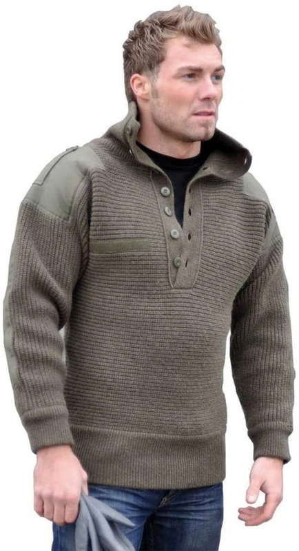 Mil-Tec Austrian Alpin Pullover Sweater Olive 54