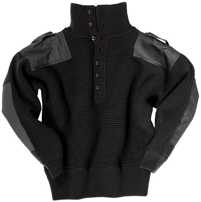 Mil-Tec Austrian Alpin Pullover Sweater Black 50