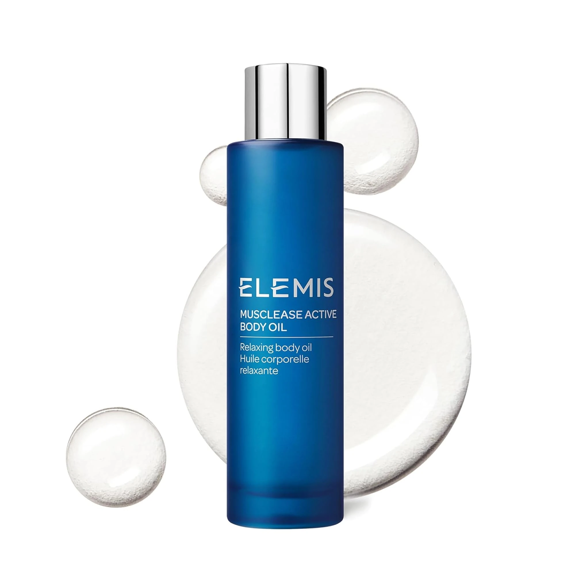 ELEMIS Musclease Active Body Oil, Relaxing Body Oil Infused with a Powerful Blend of Extracts to Relieve, Recharge and Soothe, Calming Lotion with Uplifting Fragrance for Soft, Supple Skin, 100ml
