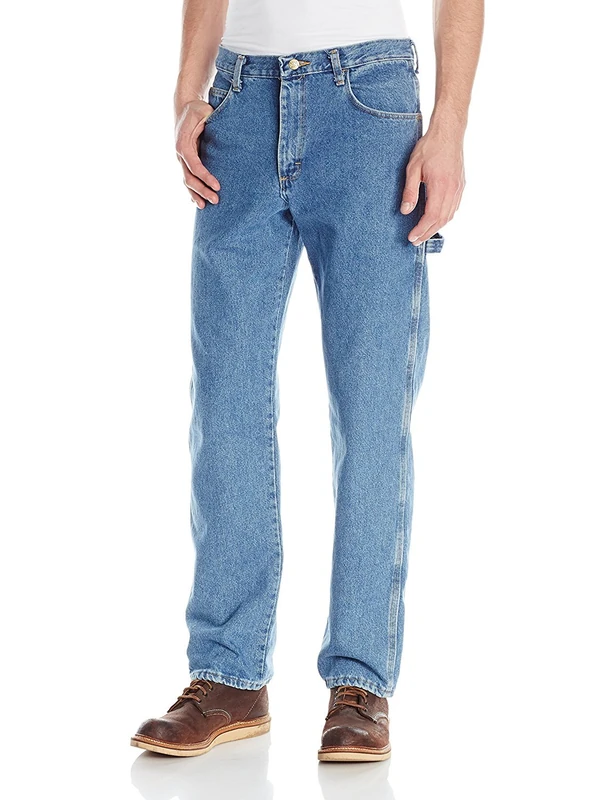 Red Kap Men's Loose-Fit Dungaree Jean Stonewash