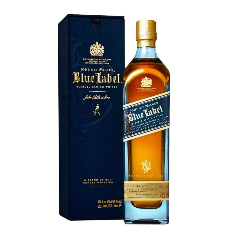 Johnnie Walker Blue Label Blended Scotch Whisky - 20cl