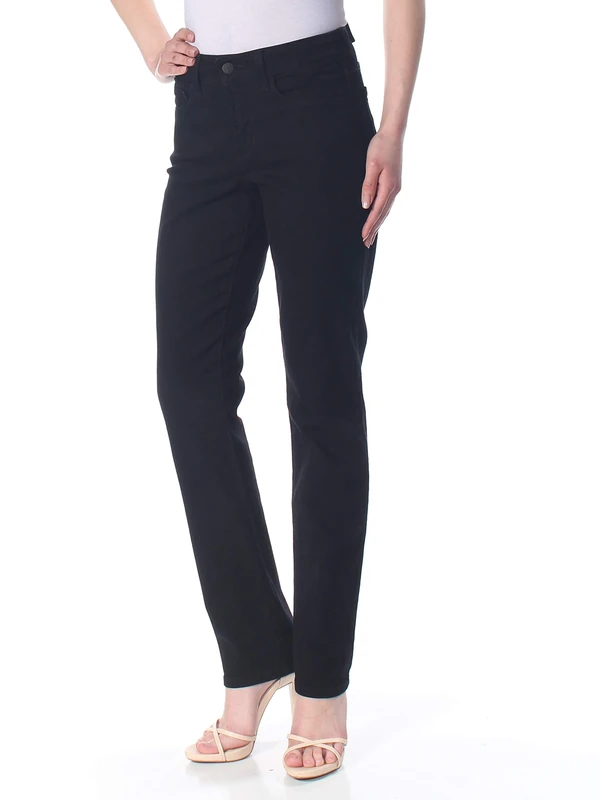 NYDJ Women's Sheri Slim Jeans - Black - 0