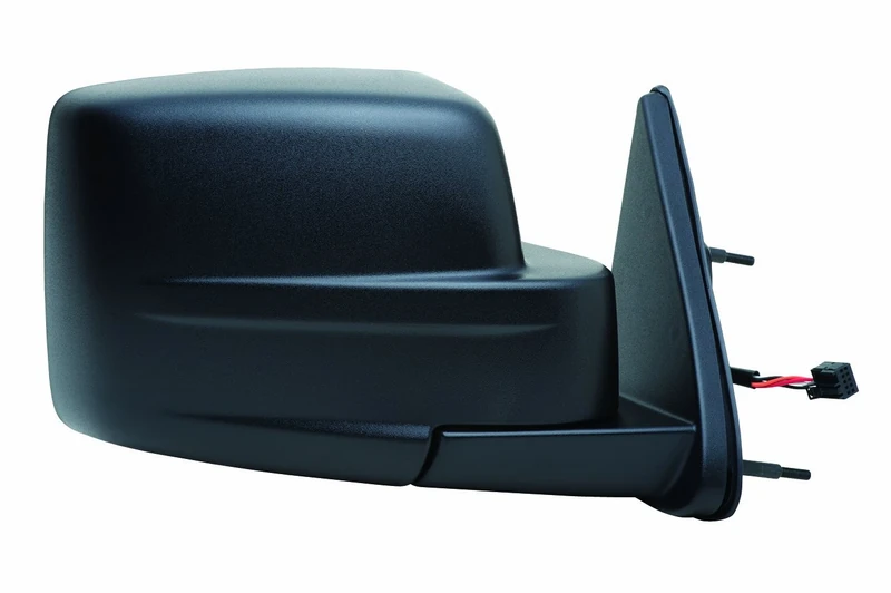 Fit System - 60585C Passenger Side Mirror for Dodge Nitro, Textured Black, Foldaway (Code GT9, 8 pin/ 3 Wire), Power