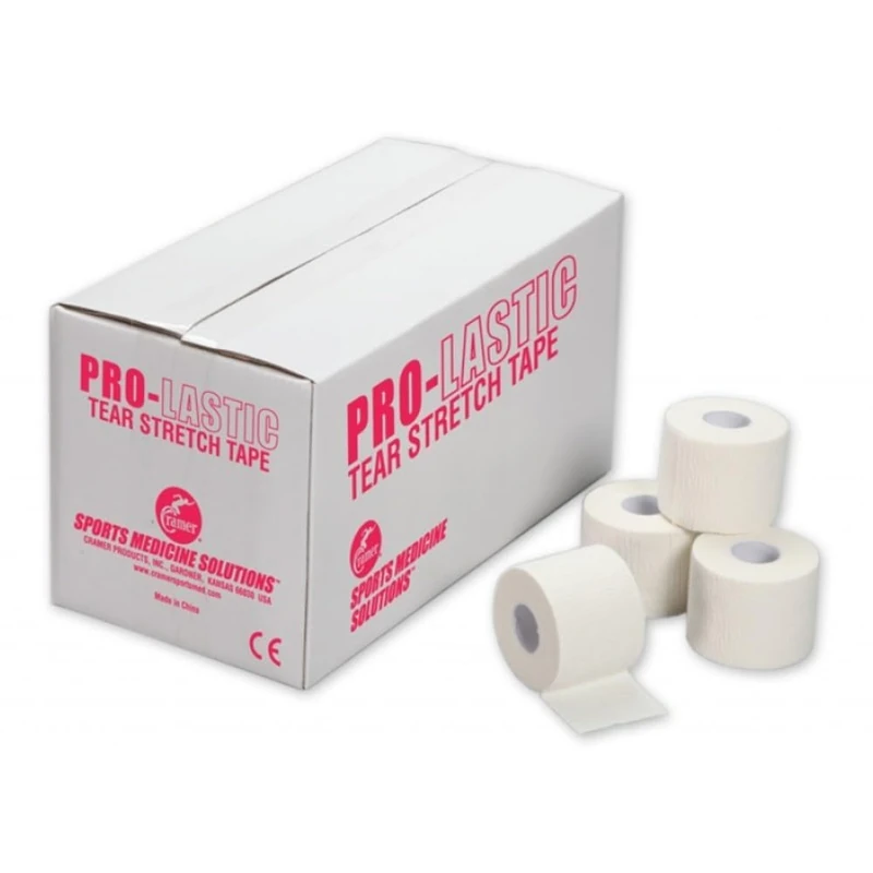 Cramer F Pro-Lastic Tear Stretch, 5.1cm, White, 24 rolls, White