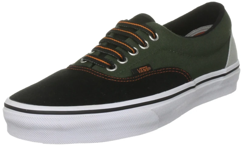 Vans Unisex-Adult Era Tri-Tone Black/Kombu Green Trainer VNKO59Z 8.5 UK