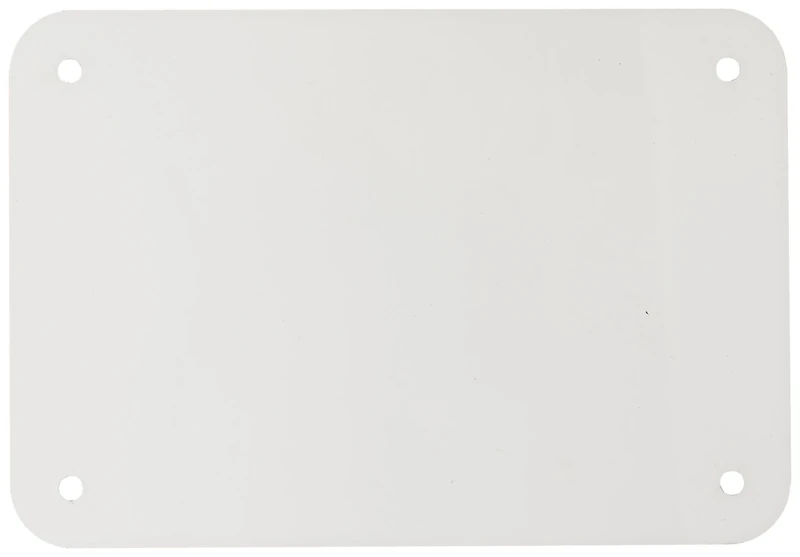 Brady Y48605 6.25" Length x 4.25" Width, BBP85 Aluminum, White, Pack of 10