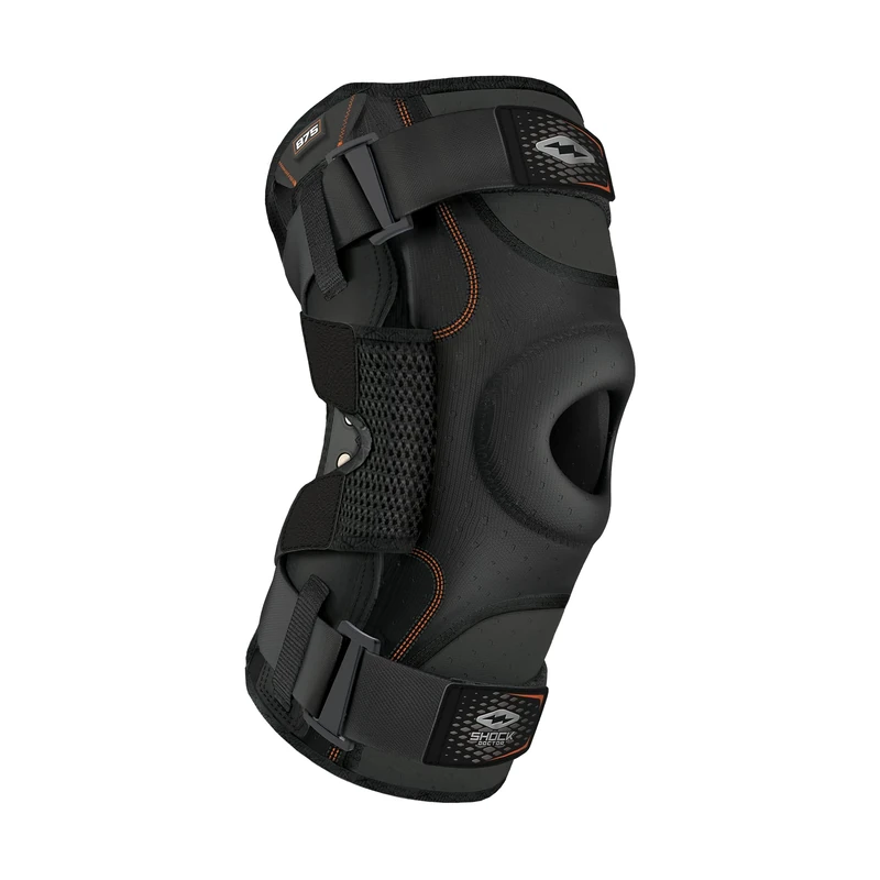 Shock Doctor 875 Compression Knee Brace for Maximum Knee Support - Ultra Supportive with Bilateral Hinges for ACL or PCL Injuries, Patella Support, Sprains, Hyperextension and More - For Men or Women
