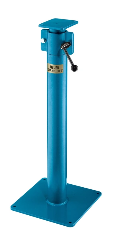 HEUER 120 mm Height Adjustable Vice Stand, Hardware Clamp Vise, Blau, Effortless Adjustment Up to 200 mm