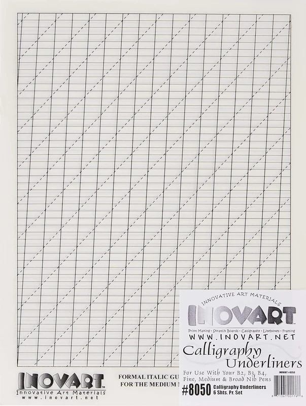 INOVART Underliners, paper, 6-Sheets Per Package, 9"x12" - Image 1