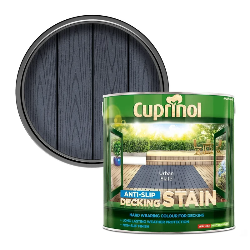 Cuprinol Exterior Woodcare, Urban Slate, 2.5 L