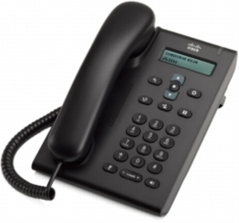 Cisco Unified SIP Phone 3905, Charcoal, Standard Handset Black