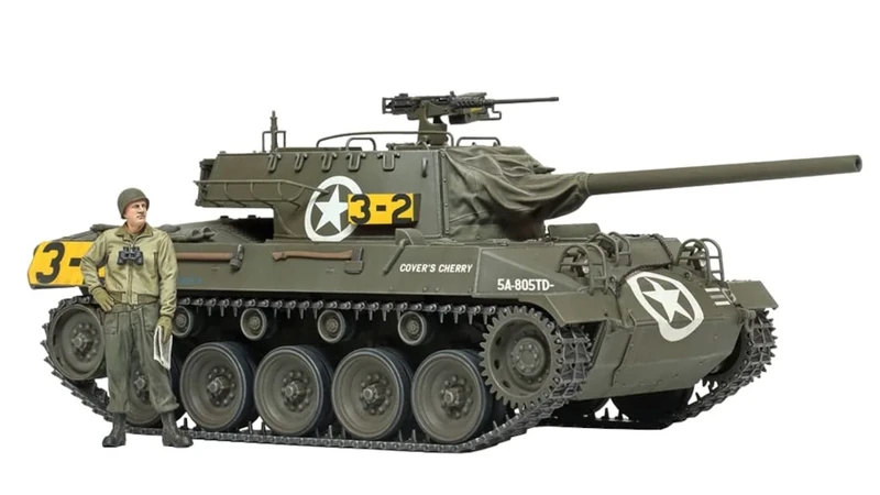Tamiya 35376 1:35 US M18 Hellcat Tank Destroyer Model Kit - Unpainted