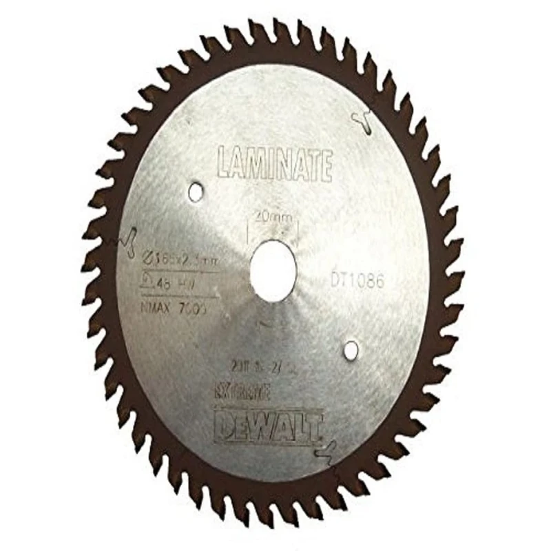 DeWalt DT1086-QZ 165 x 20mm 48-Tooth Extra Fine Extreme Plunge Saw Blade