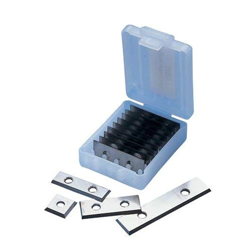 Trend Professional Rota-Blade, Pack of 10, 12x12x1.5mm, Straight Blades with One Hole, Tungsten Carbide Tipped, RB/E/10