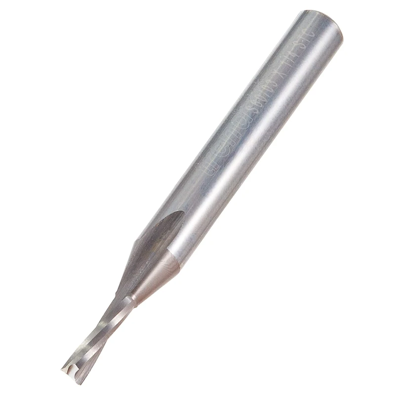 Trend Professional Acrylic Spiral Up-Cut Router Cutter, 1/4 Inch Shank, 3mm Cut Diameter & 12mm Cut Length, Solid Tungsten Carbide, S60/03X1/4STC