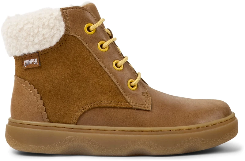 Camper Boy's Girl's Kiddo Kids Ankle Boot, Brown, 7.5 UK Child