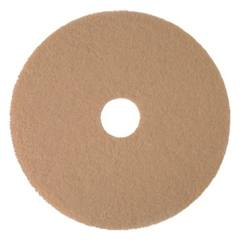 3M Tan Burnish Pad 3400, 18" Floor Care Pad (Case of 5)