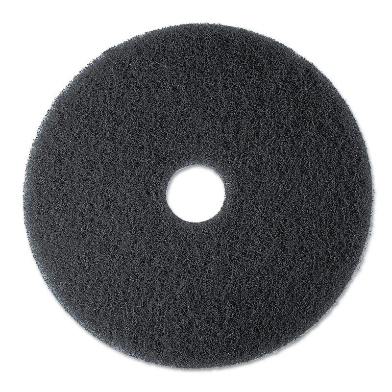 3M 7300 High Productivity Floor Stripping Pad - 19 inch Black