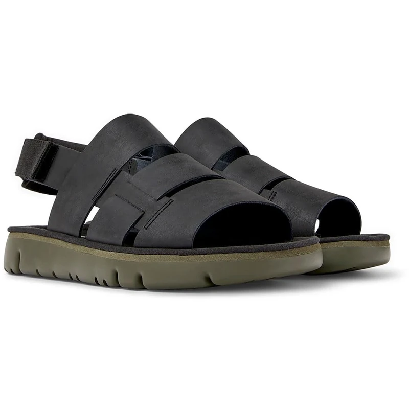 Camper Men's Oruga K100470 Sandals, Black 013, 8 UK