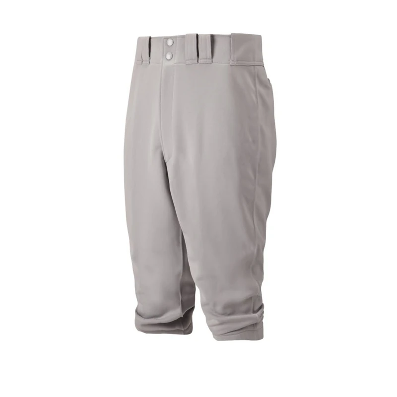 Mizuno Adult Premier Short Baseball Pant Grey - Image 1