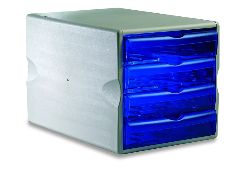 Fellowes 24050tb Storage Bin, Blue Grey - Image 1