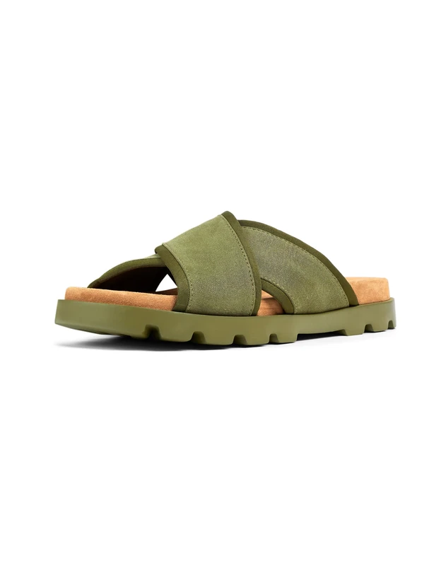 Camper Men's Brutus Sandal K100958 Slide, Medium Green 002, 11 UK