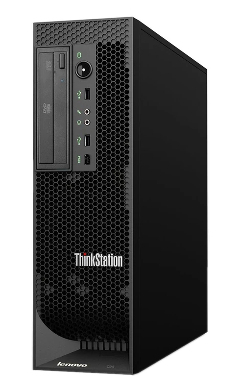 Lenovo Thinkstation C20 Tower Workstation (Intel Xeon E5620 2.4GHz, 6GB RAM, 500GB HDD, DVDRW, LAN, Windows 7 Professional 64-Bit) - Black