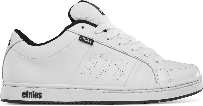 Etnies Men's Kingpin Skate Shoe, White/Black, 4.5 UK
