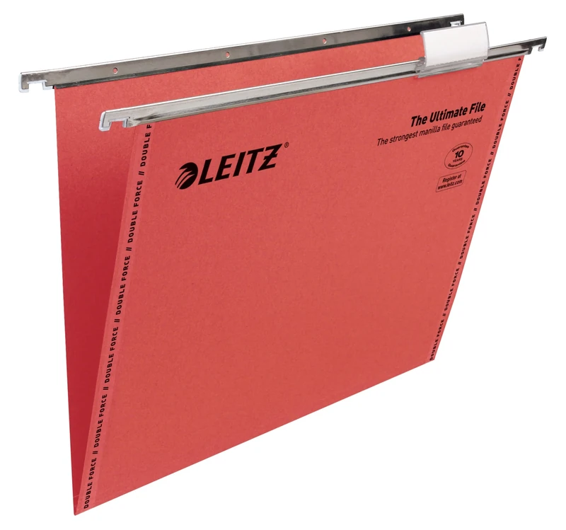 Leitz Ultimate 1742 A4 V Base Suspension File (Pack of 50) - Red