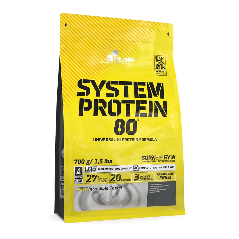 OLIMP SPORT NUTRITION Olimp Labs System Protein 80 Powder, Vanilla Flavour, 2.2 kg System Protein 80 2.2 kg tub Vanilla