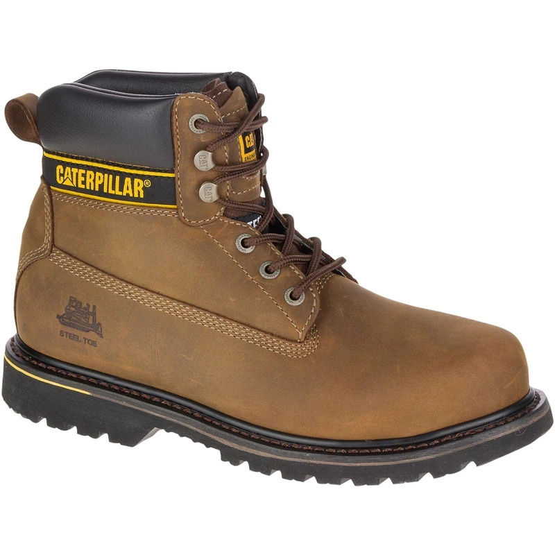Cat Footwear Men's Holton S3 Hro Src Work Boots, Dark Brown, 15 UK - Image 1
