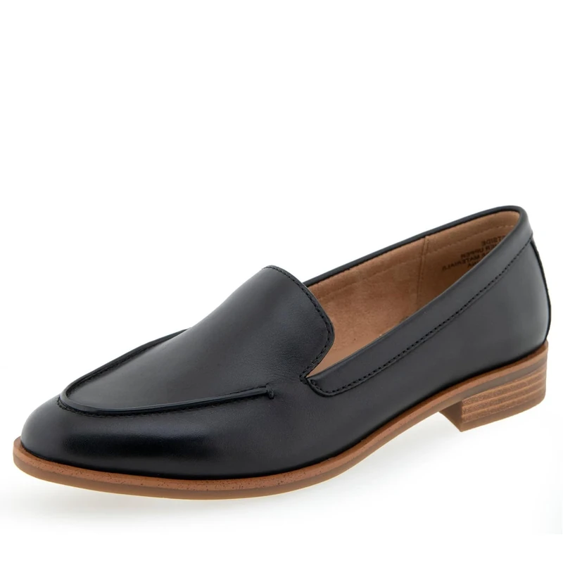 Aerosoles Women's East Side Loafer, Black Leather, 8.5 UK