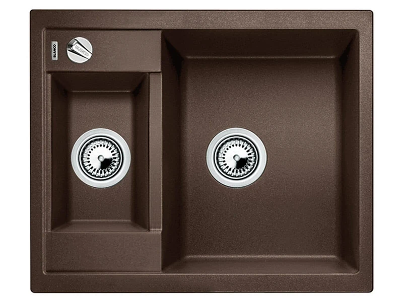 Blanco Metra Silgranit PuraDur Kitchen Sink,Brown (cafe),60cm Base Cabinet