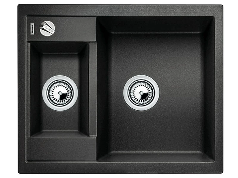 Blanco Metra Silgranit PuraDur Kitchen Sink,Black (anthrazit-schwarz),60cm Base Cabinet