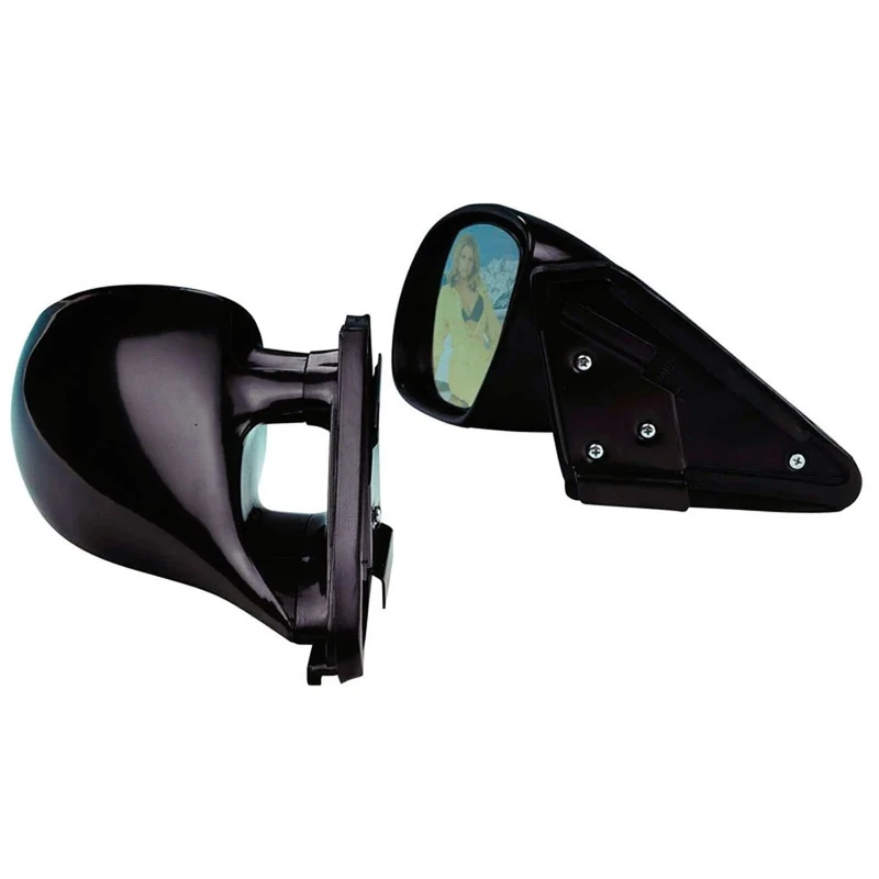 AUTO-STYLE Set universal sport mirrors 'K3' black (electric adjustment 3-wires)