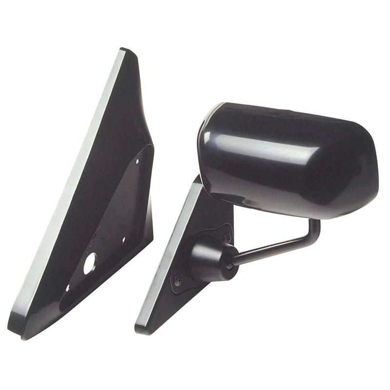 AUTO-STYLE Set universal sport mirrors 'F1' black (manual adjustment)