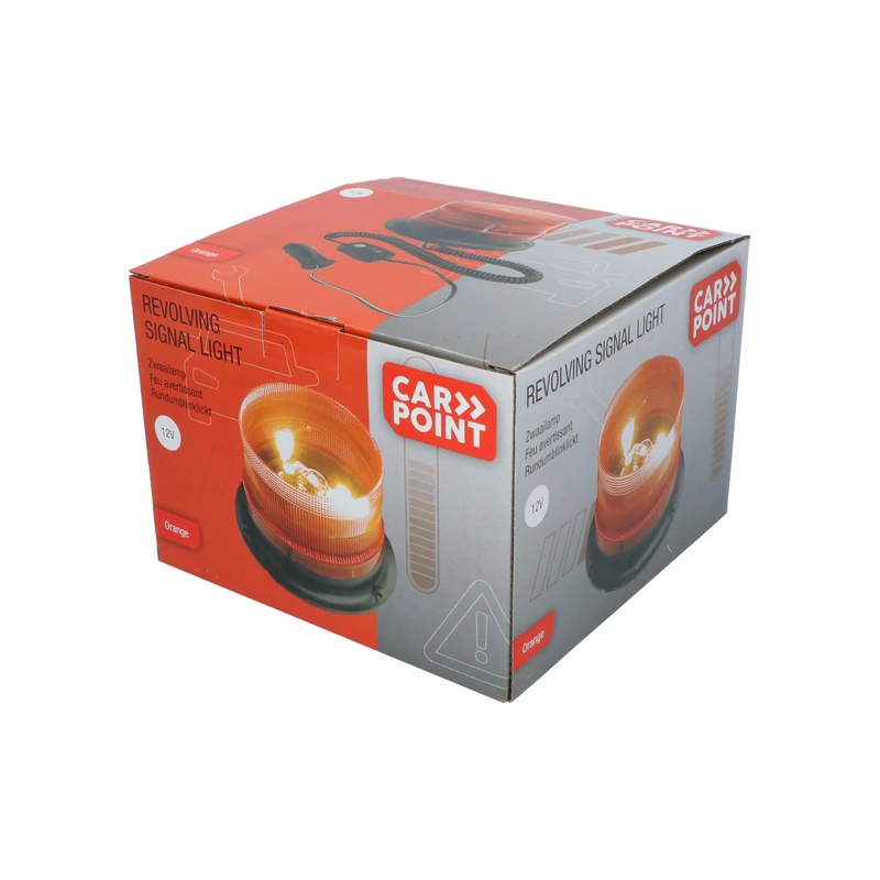 Carpoint 1510088 Revolving Signal Light 12 V - Orange Xenon