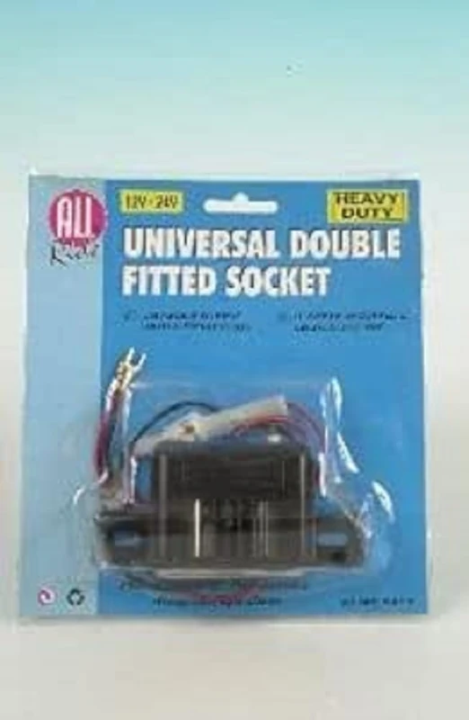 All Ride 871125202568 Universal Double Socket Adapter