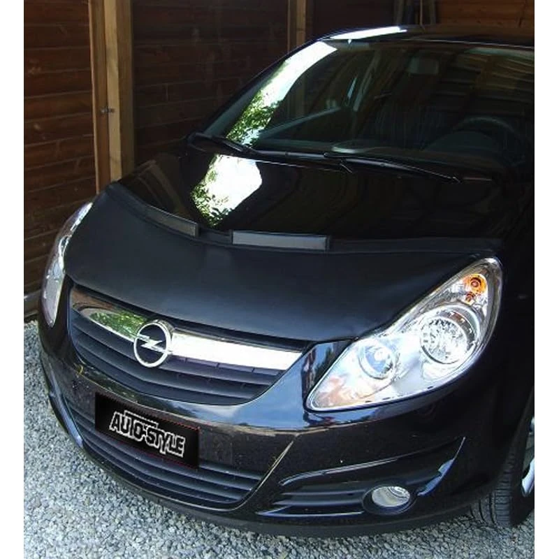 AutoStyle Bonnet Protector compatible with Opel Corsa D 2006-2010 black