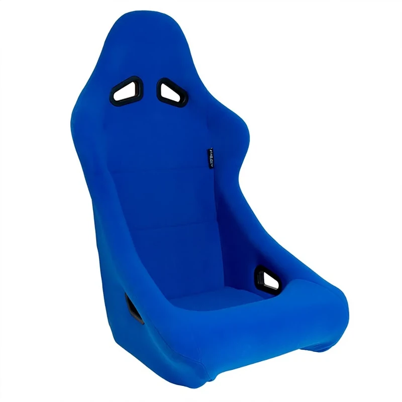 AutoStyle Sport seat 'Zandvoort' - Blue - Non-reclinable back-rest - incl. slides