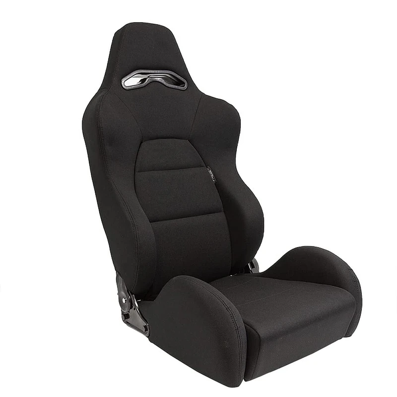 AutoStyle Sport seat 'Eco' - Black - Left-side reclinable back-rest - incl. slides