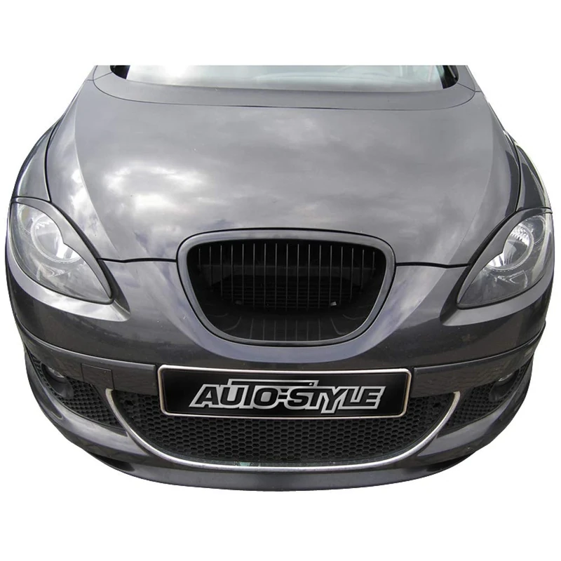 AUTO-STYLE Black Plastic ABS Grille for Seat Leon/Altea/Toledo 1P 2005-2009 Excl. FR/Cupra