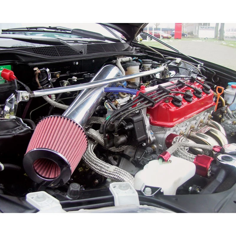 AutoStyle Aluminum Air intake pipe compatible with Honda Civic 1996-1999 excl. 76mm air filter - Image 1