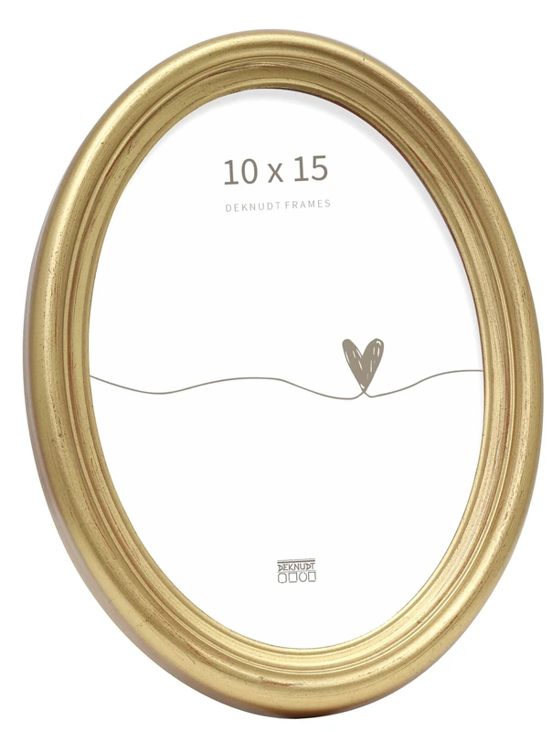 Deknudt Frames S100A3-10.0X15.0 Gold Photo Frame 18 x 14 x 2 cm