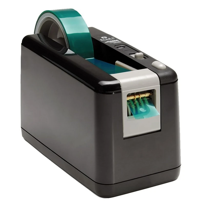 START International ZCM0800-WT Tape Label Dispenser, Automatic, Battery Powered, Max. Width 25 mm; 3 Pre Cut Hair, Black