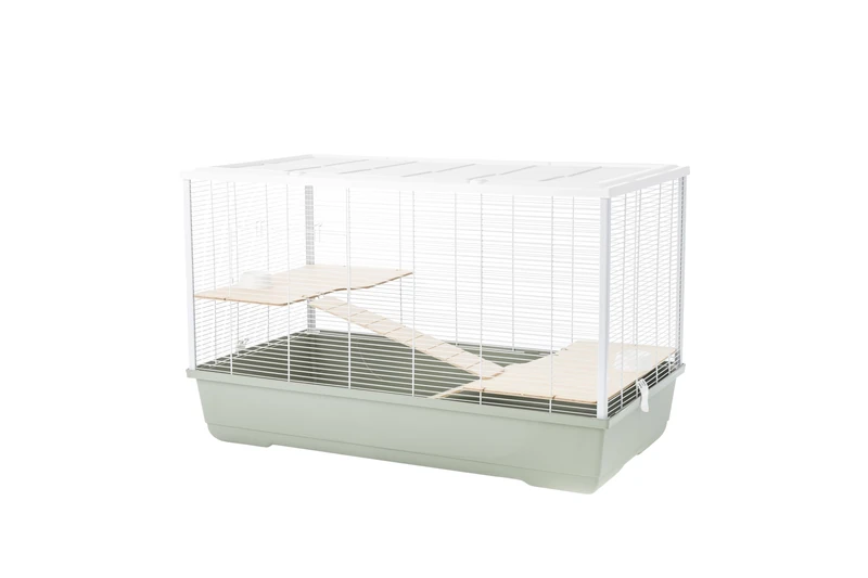 Little Friends Langham XL Rat & Hamster Cage, 100x54x61cm, Green/White