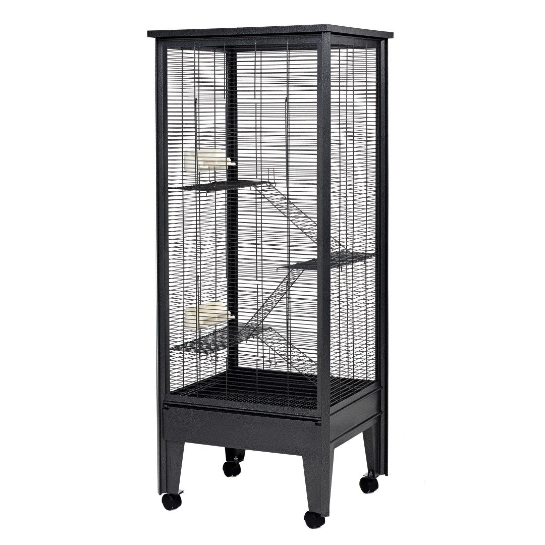 Little Friends Large Chewproof Tall Chinchilla Metal Cage