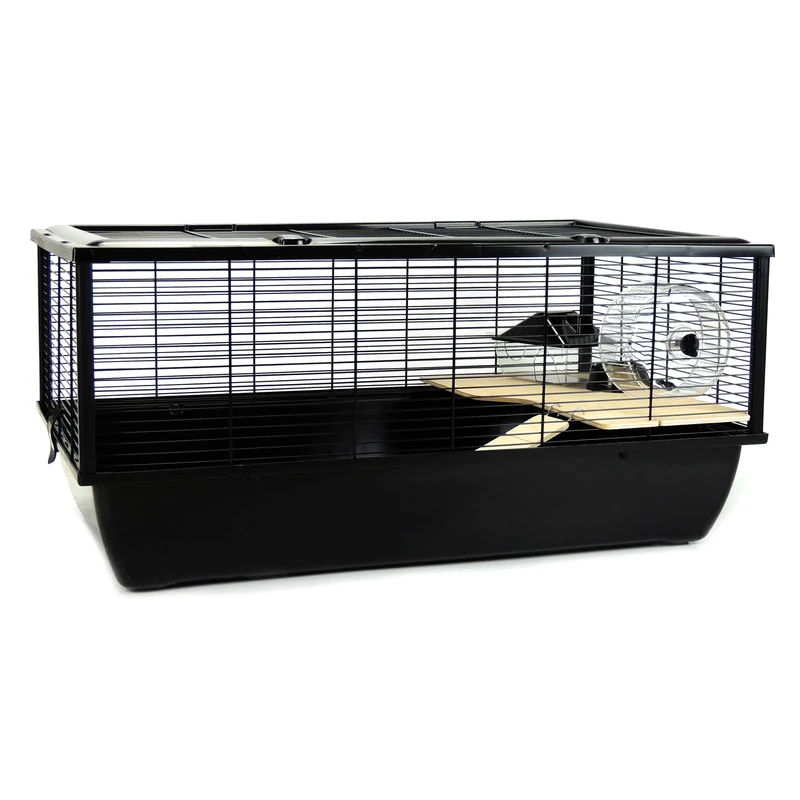 Hamster & Rat Cage Grosvenor 78 x 48 x 36cm - Black | Little Friends - Image 1
