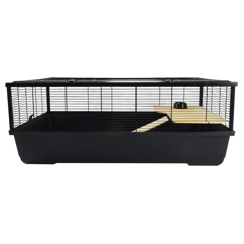 Hamster & Rat Cage Grosvenor XL 100cm x 54cm x 39cm - Black | Little Friends