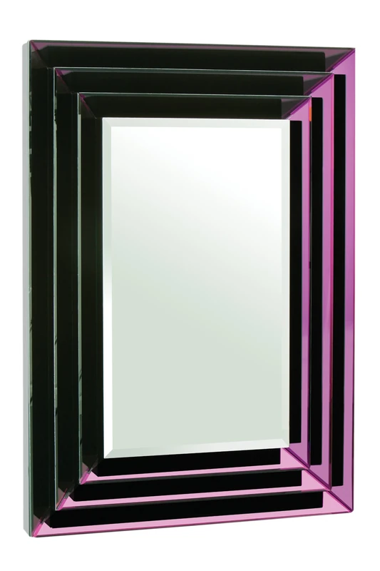 Premier Housewares 140 x 100 cm Frame Wall Mirror, Purple